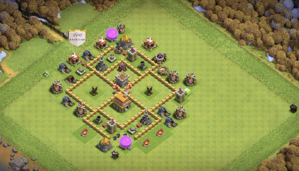 th6 trap war base