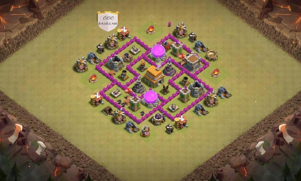 th6 trophy base anti all troops