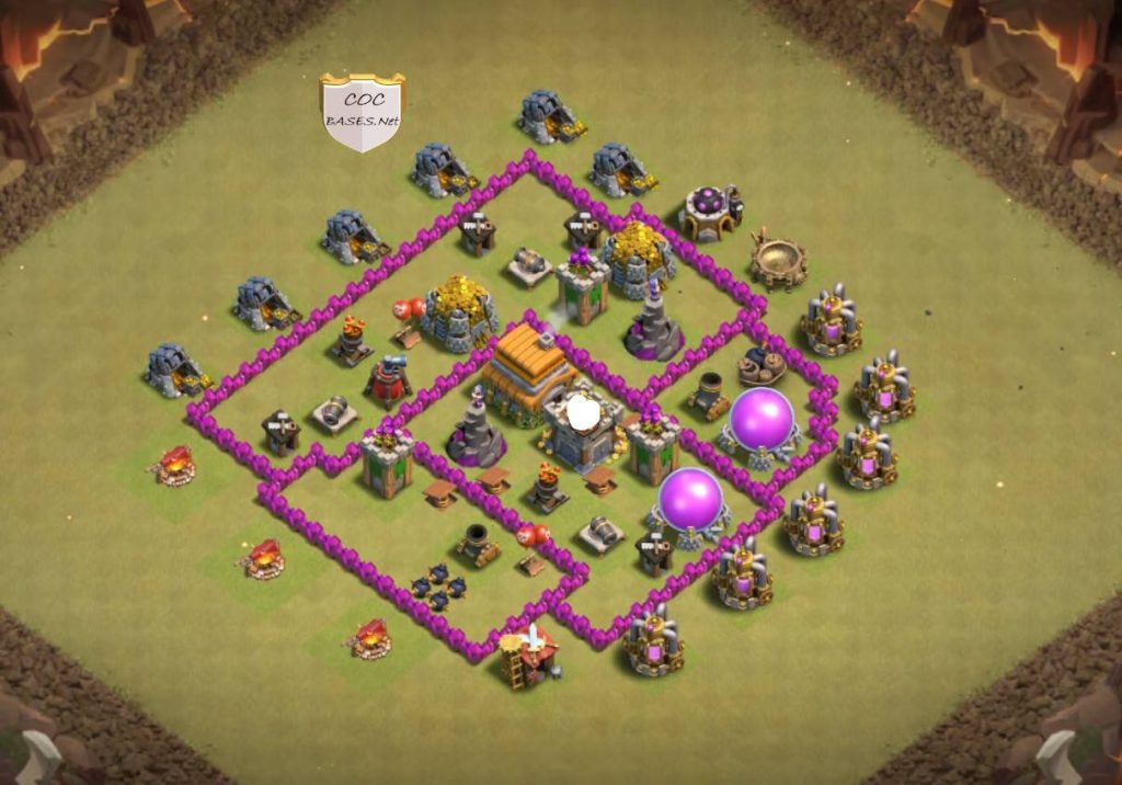 th6 war base layout link