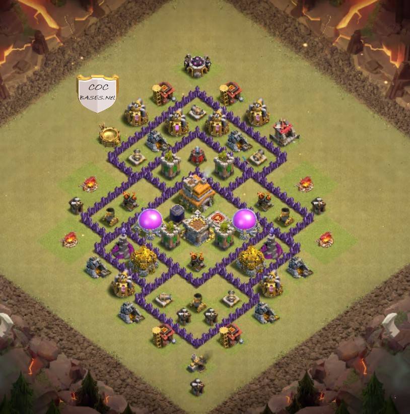 th7 farming base anti 3 star