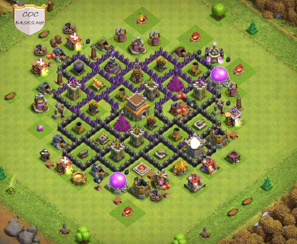 th8 town hall base