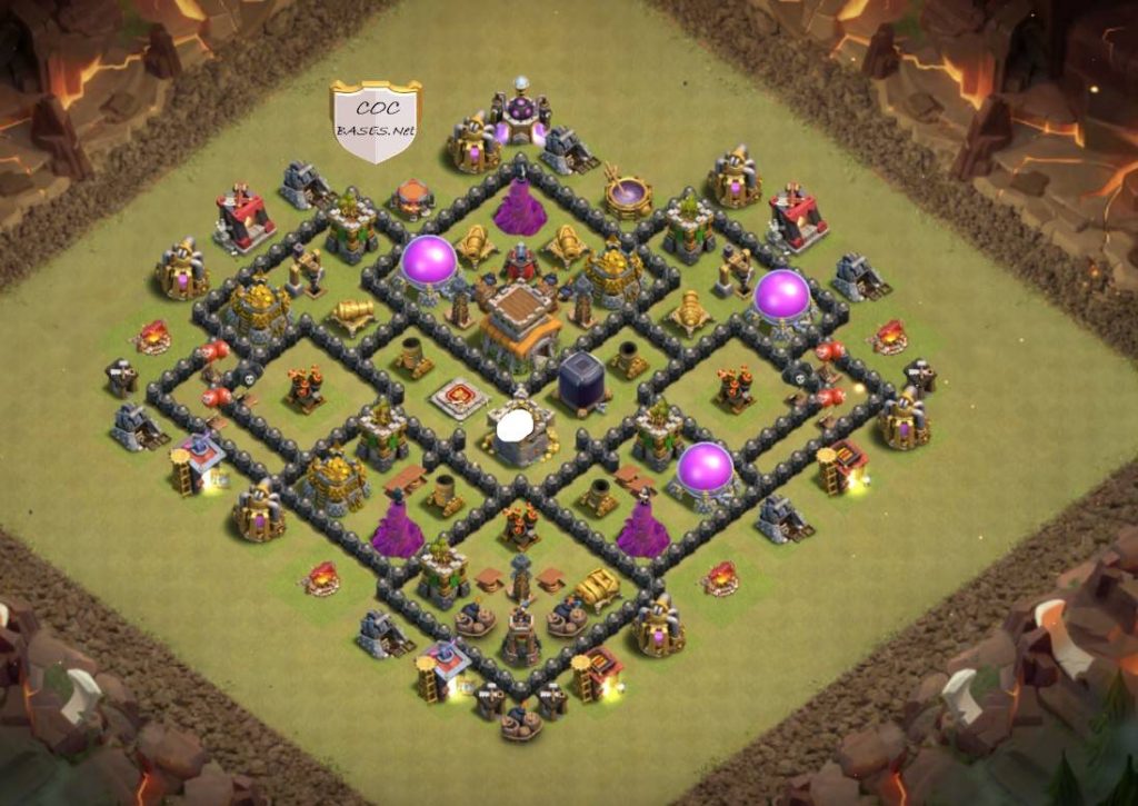 th8 war base anti air and ground