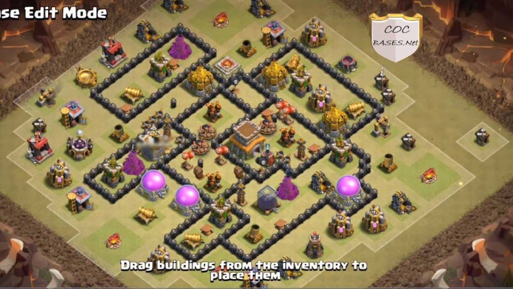 th8 war base anti dragon