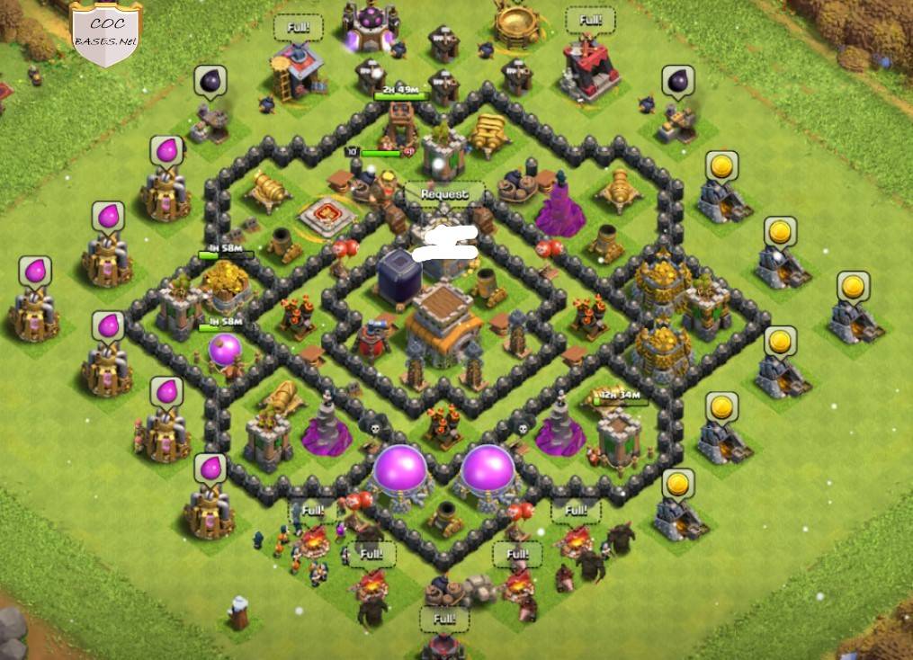 th8 war base symmetrical