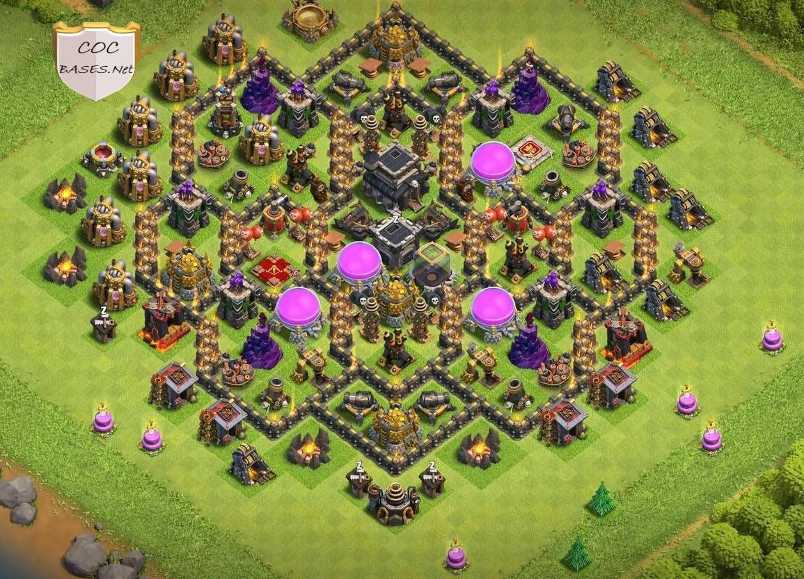 140+ Best TH9 Farming Base Links 2025 (Loot Protection) - cocbases.net