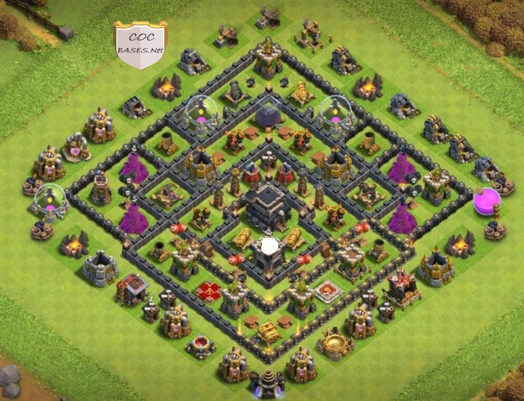 th9 max trophy base anti 3 star