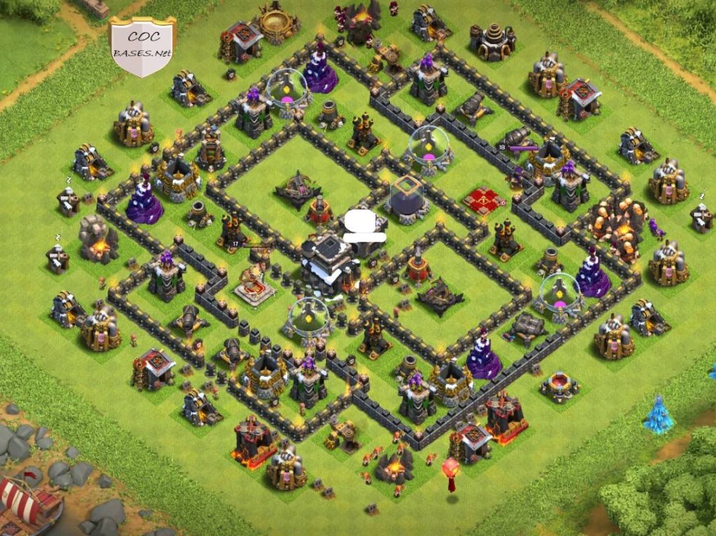 th9 trophy base anti 3 star