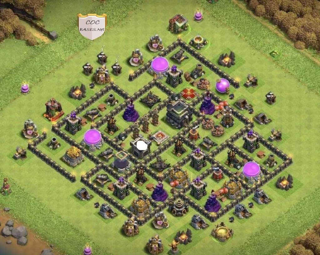 th9 trophy base anti electro dragon