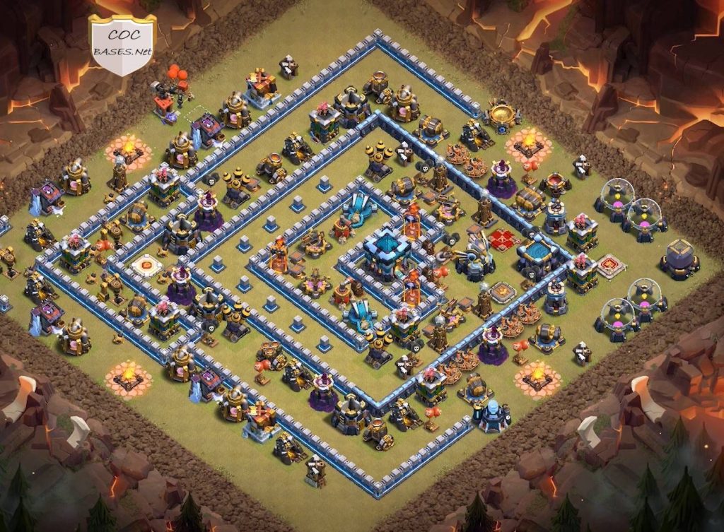 the best town hall 13 trophy base