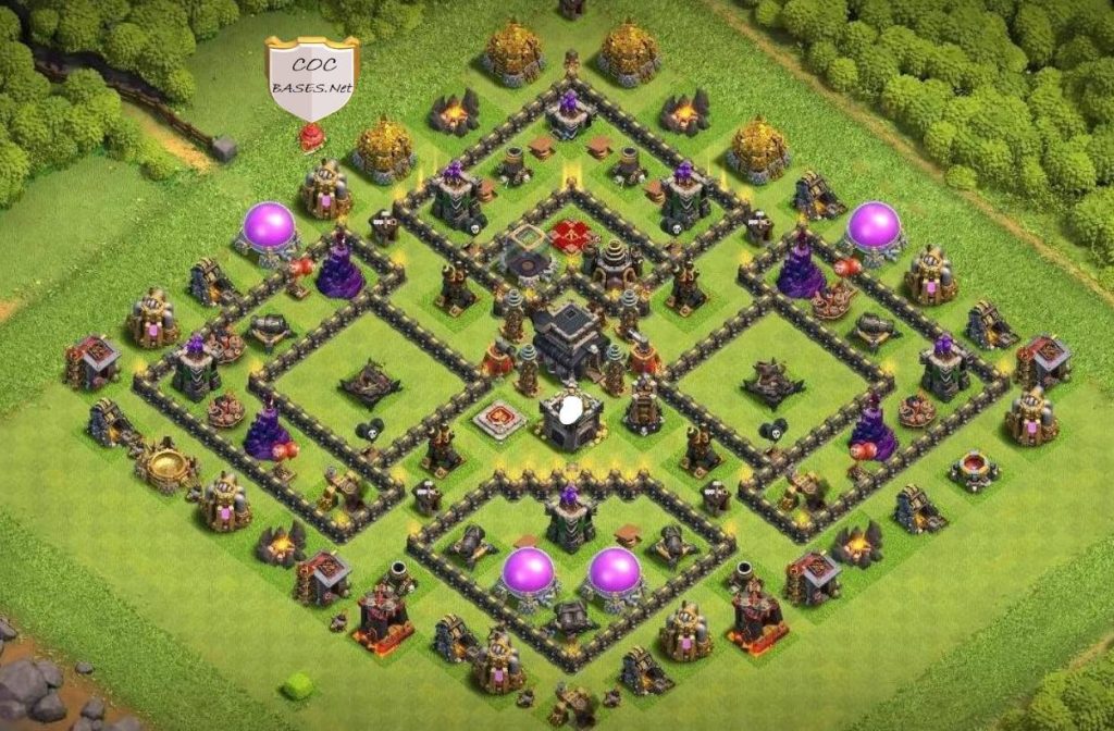 the best town hall 9 trophy base