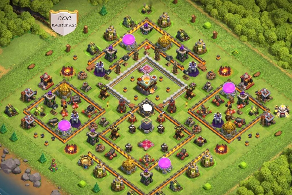 top th11 farming base anti 3 star