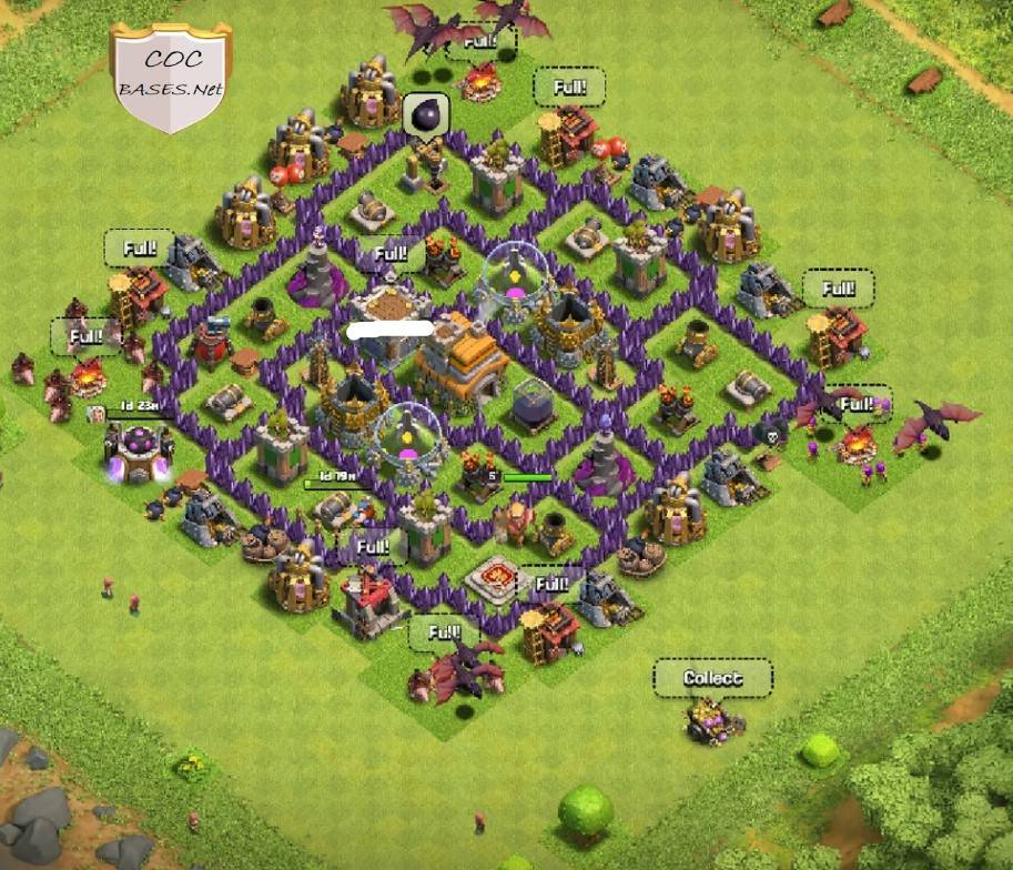 top th7 farming base anti 3 star