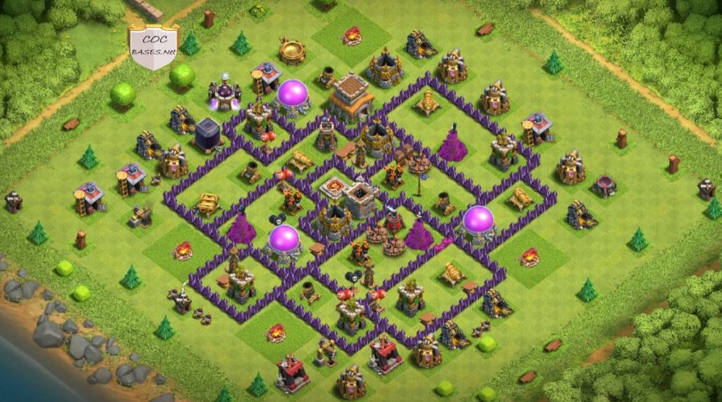 top th8 war base anti 3 star