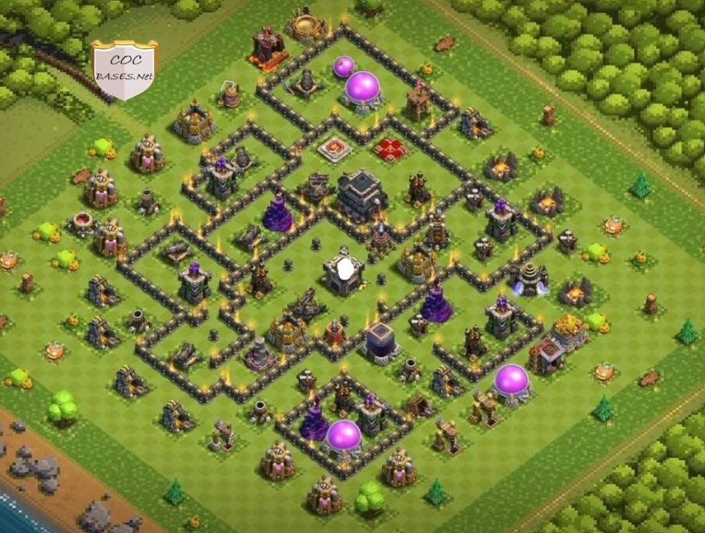 top th9 trophy base anti 3 star