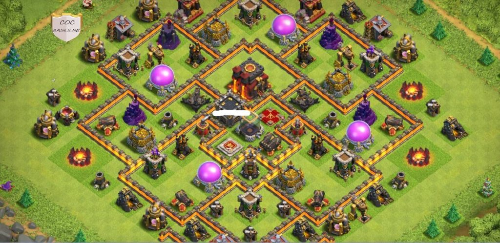 top town hall 10 trophy village map link