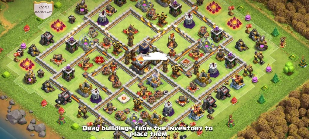 top town hall 11 farming village map link