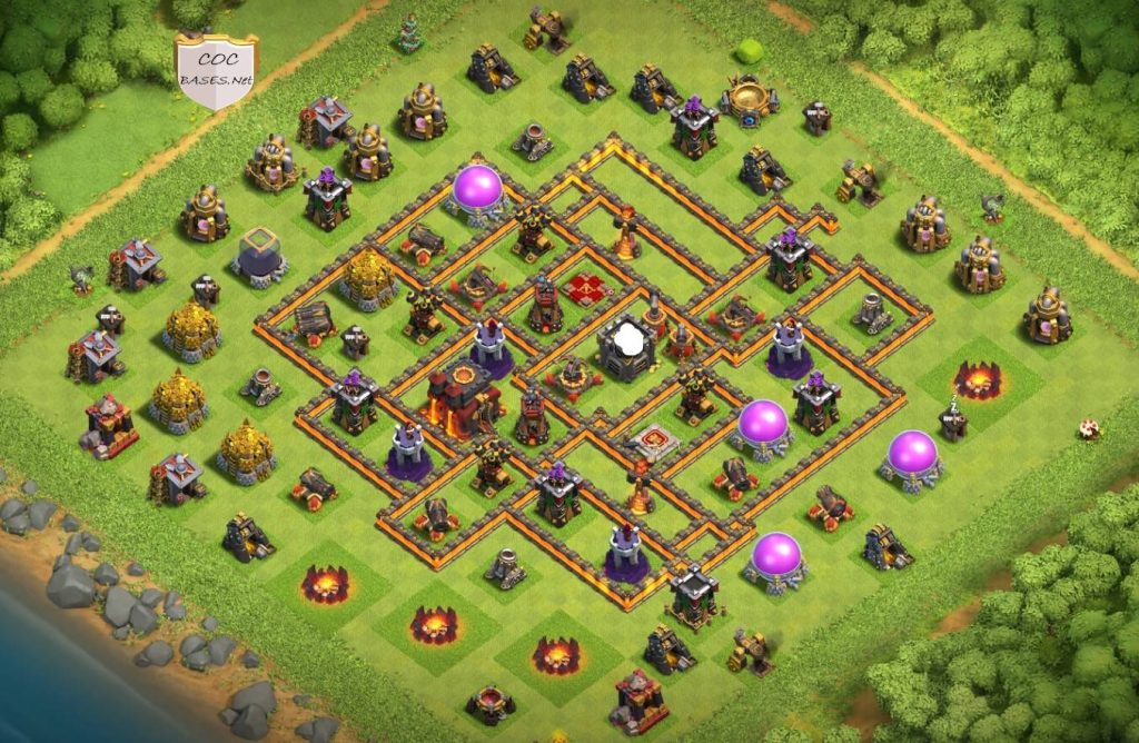 town hall 10 cwl base