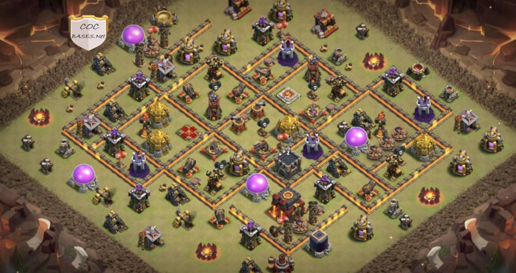 town hall 10 farming base layout link