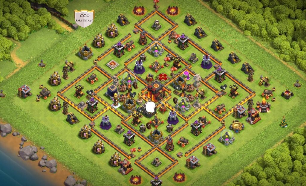 town hall 10 layout anti 2 star clan war league