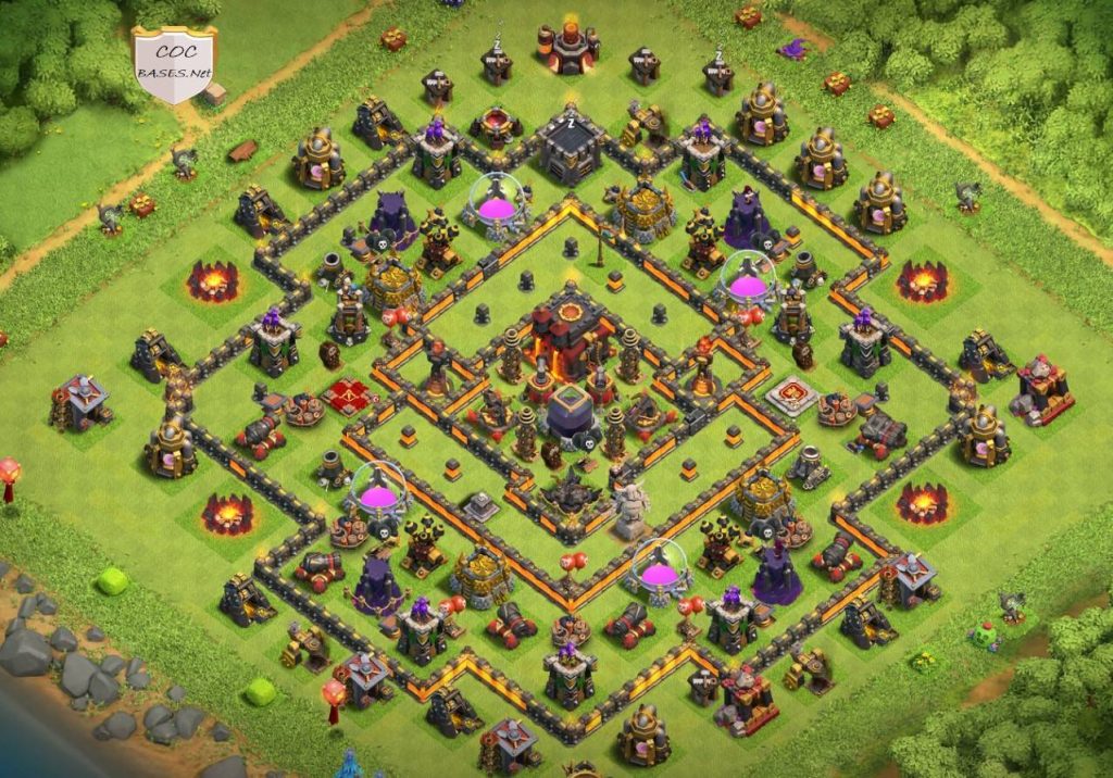 town hall 10 trophy base