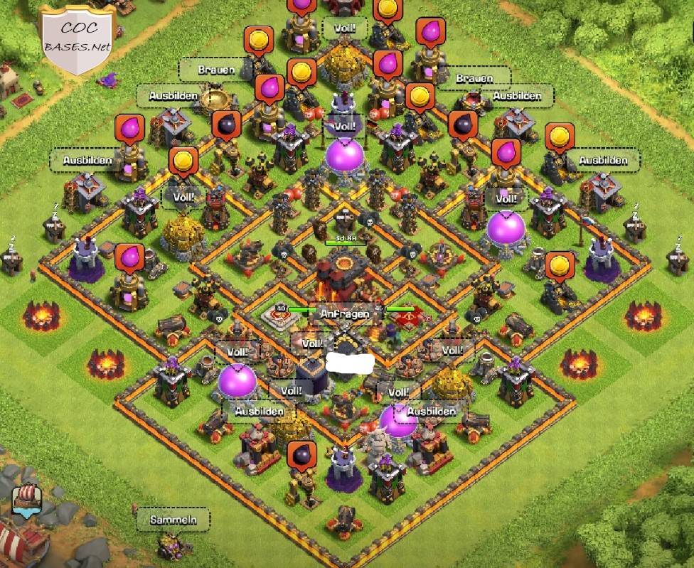 town hall 10 war layout cwl