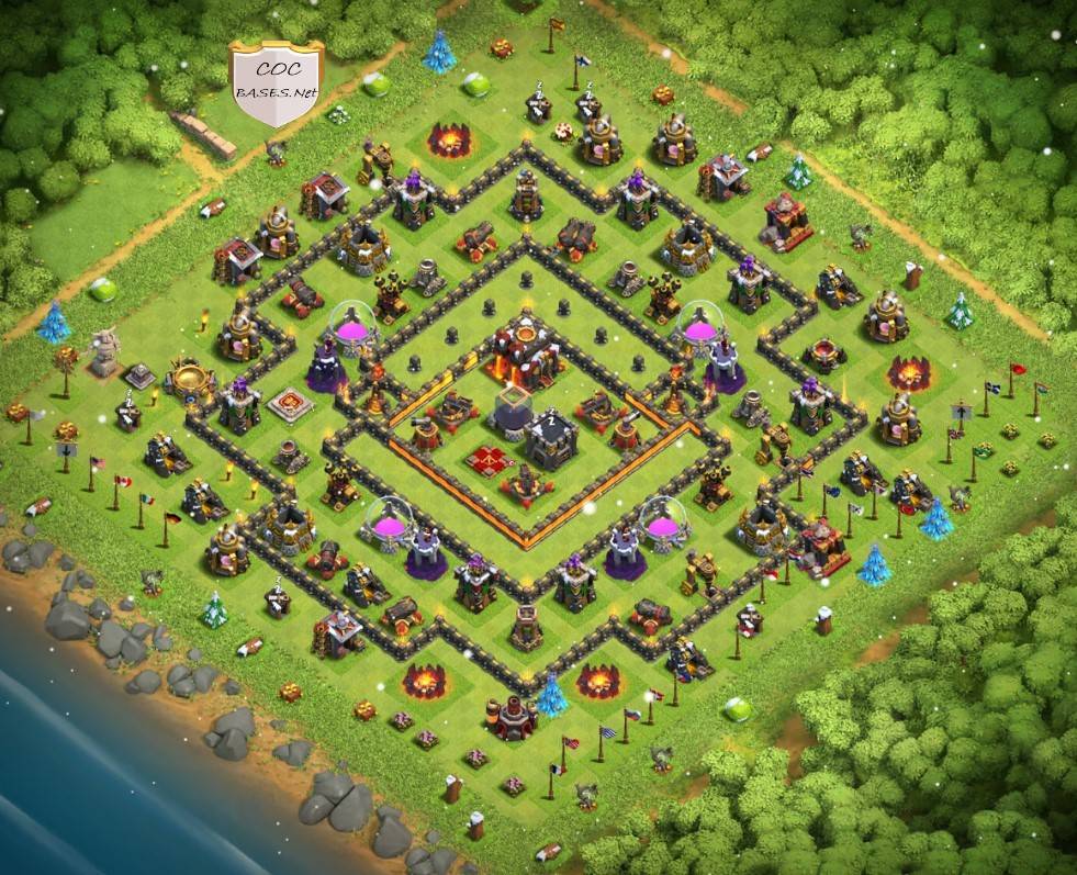 town hall 10 war strong base