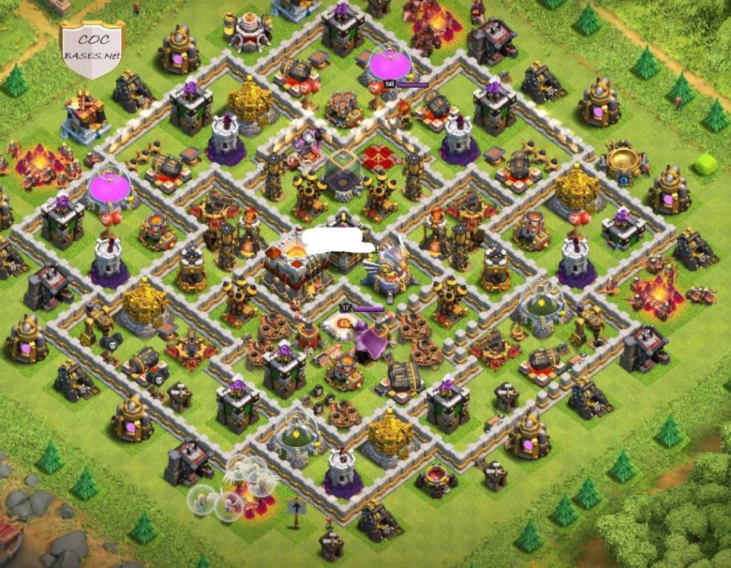 town hall 11 farming base anti 2 star