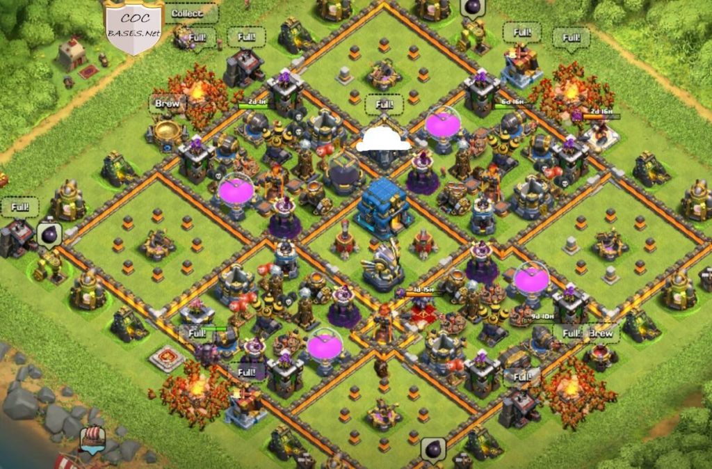 town hall 12 farming base copy link