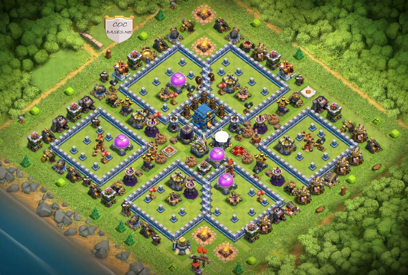 Clash of clans th. Th 12 Base. Clash of Clans th12 атаки кв.