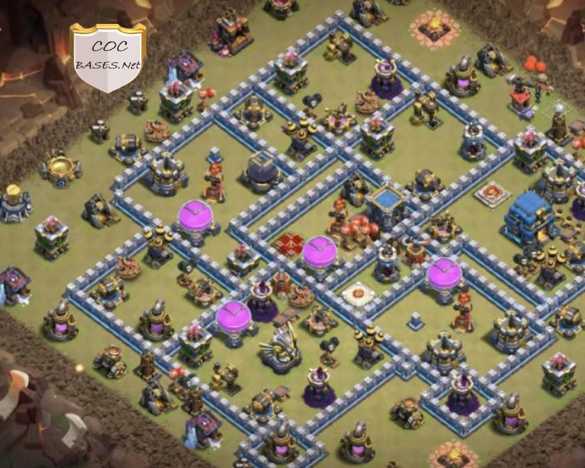 town hall 12 farming base link anti everything