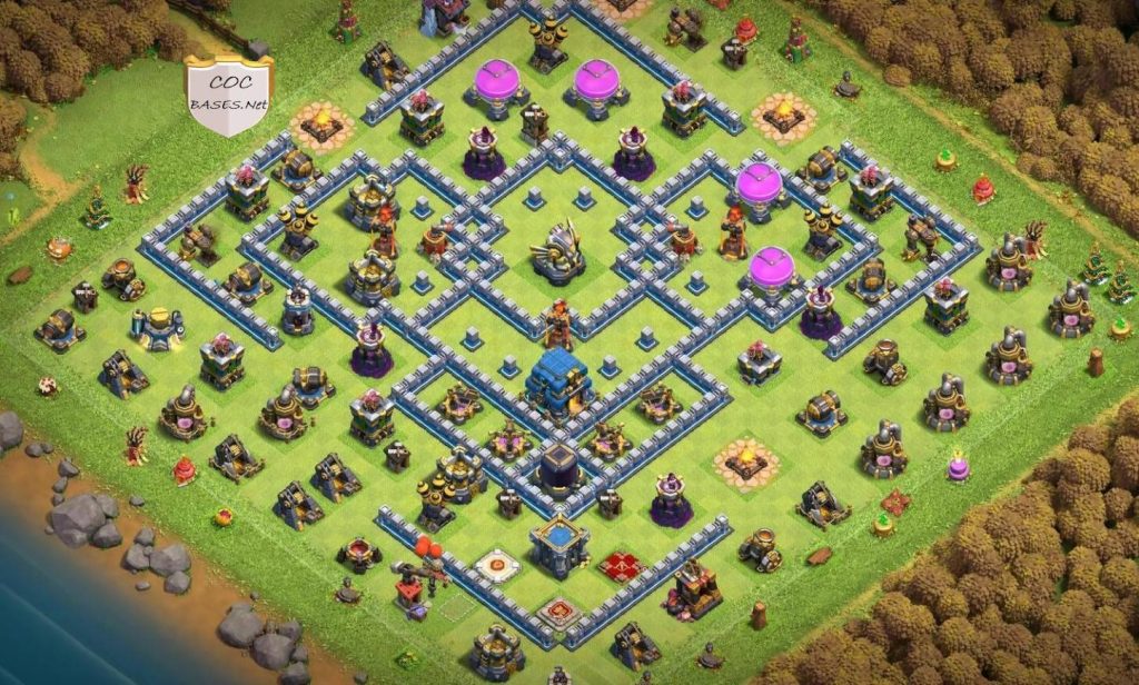 town hall 12 hybrid base link anti everything