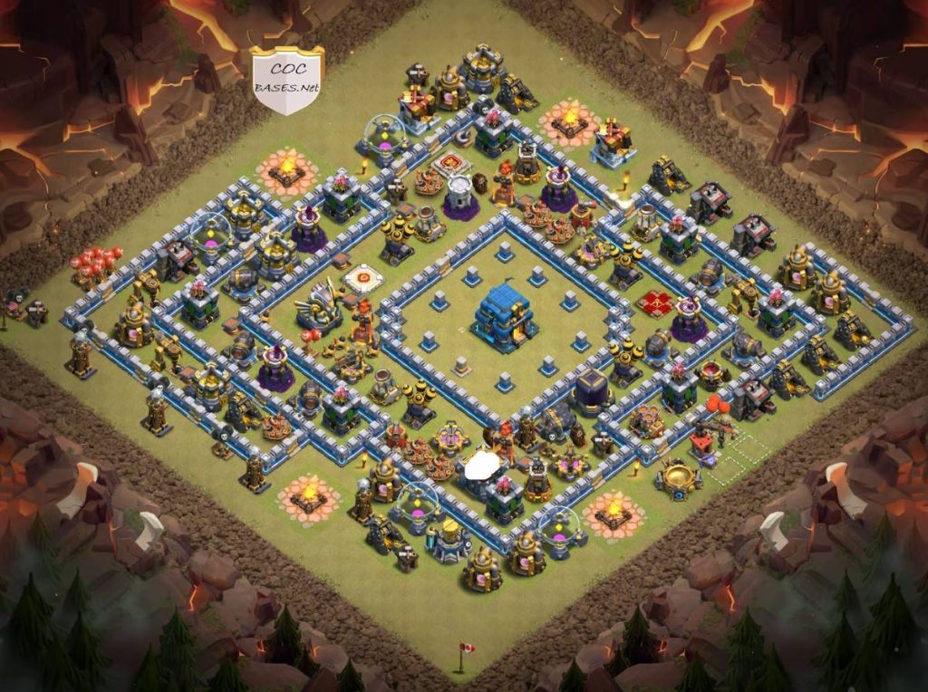 town hall 12 war layout with download link