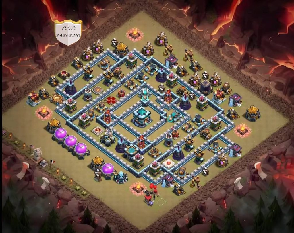 town hall 13 base link anti everything