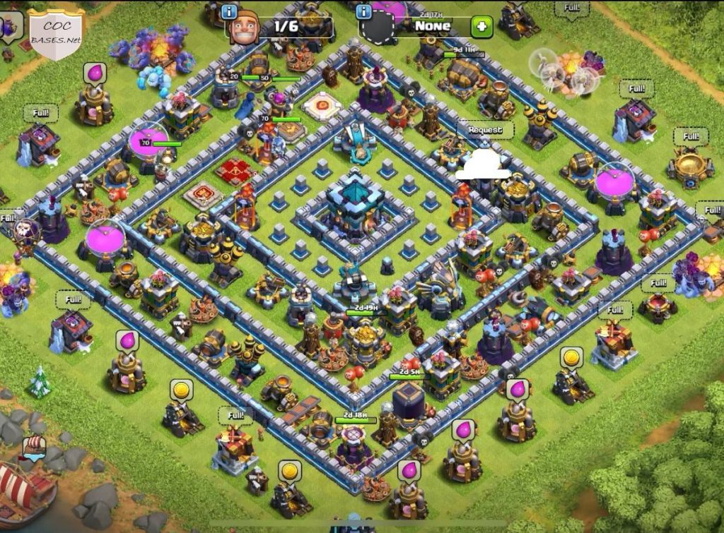 town hall 13 hybrid base link