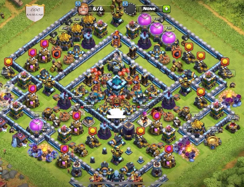 town hall 13 hybrid base link anti everything