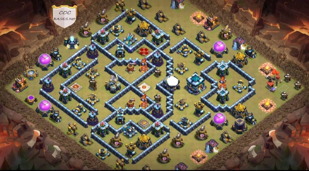 town hall 13 war island base link