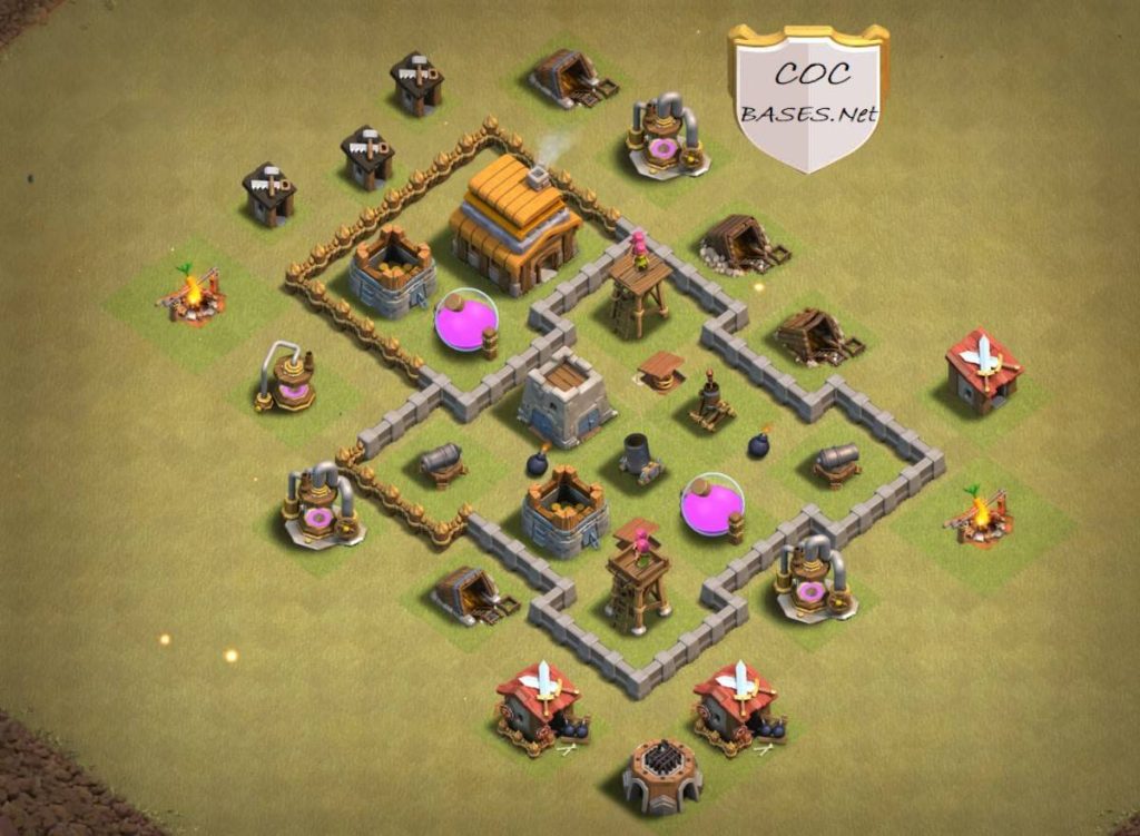 town hall 4 farming base copy link