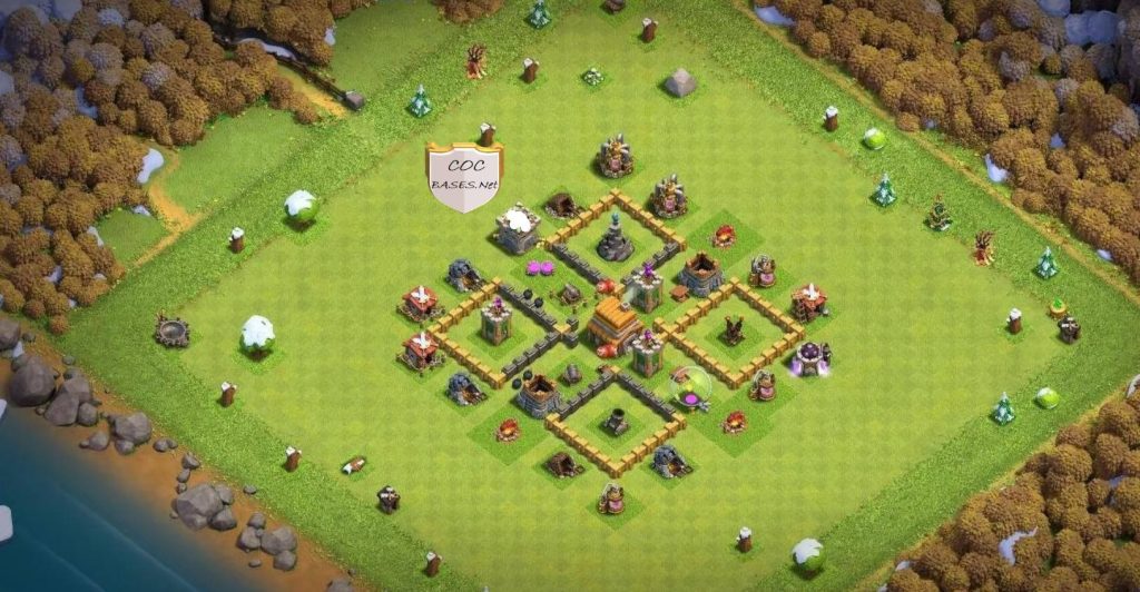 town hall 5 base layout link