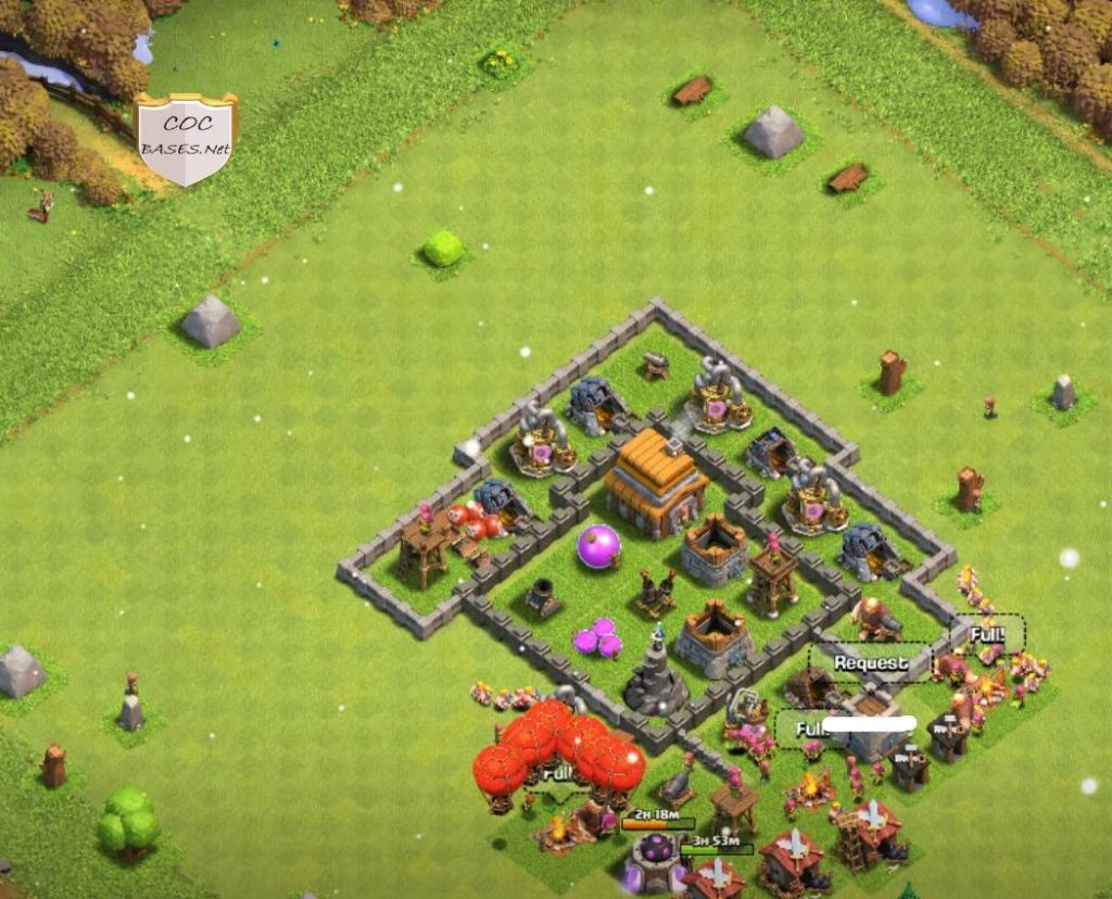 town hall 5 base link anti everything