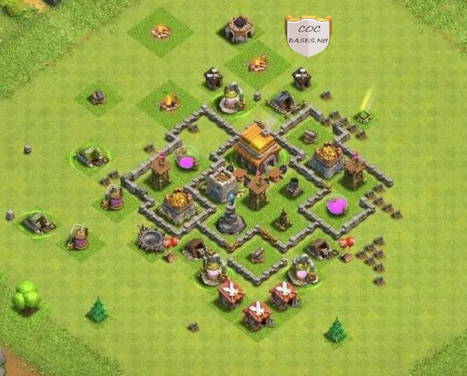 town hall 5 farming base layout link