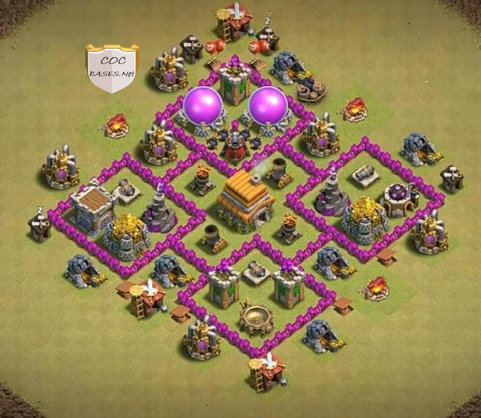 town hall 6 farming base