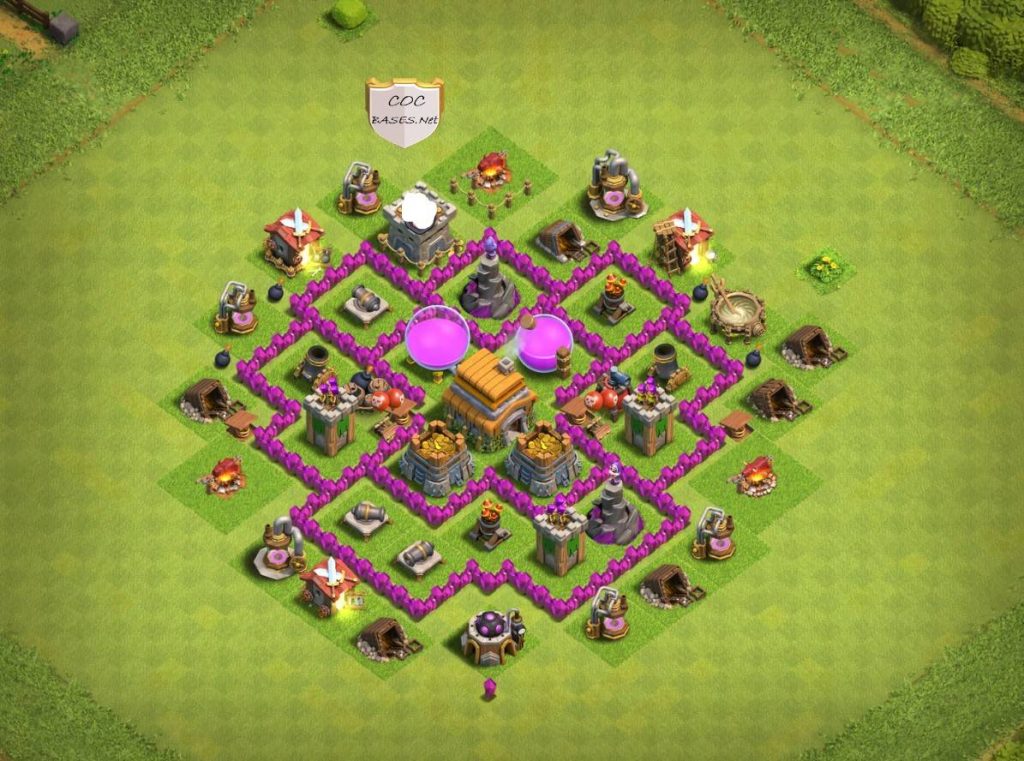 town hall 6 farming defense base