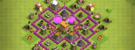 town hall 6 hybrid base with link