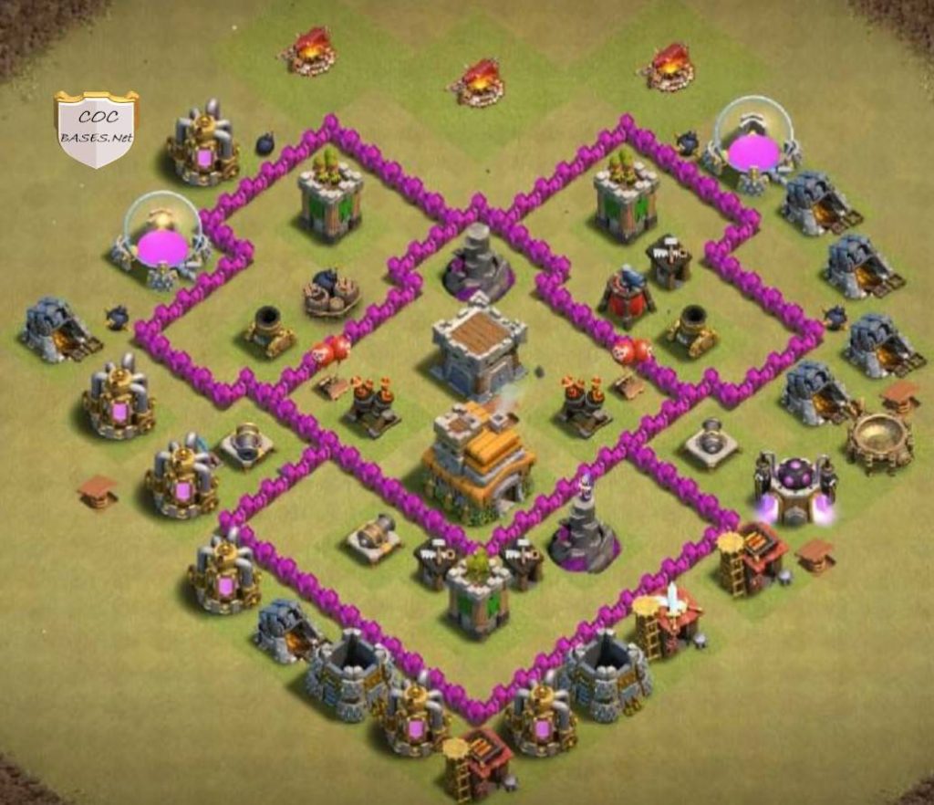 town hall 6 trophy base link anti everything