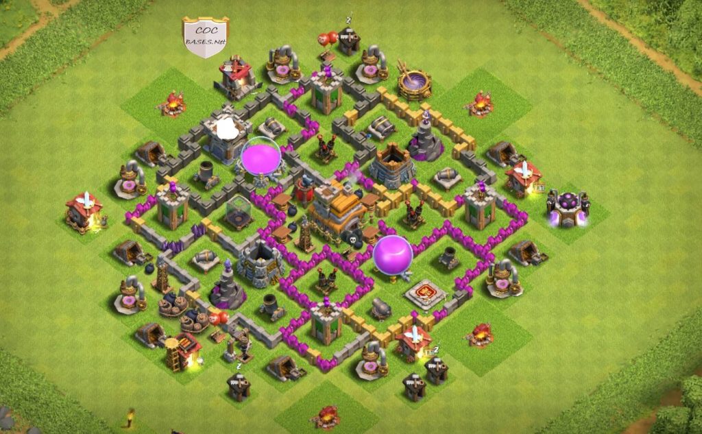 town hall 7 farming base anti 2 star