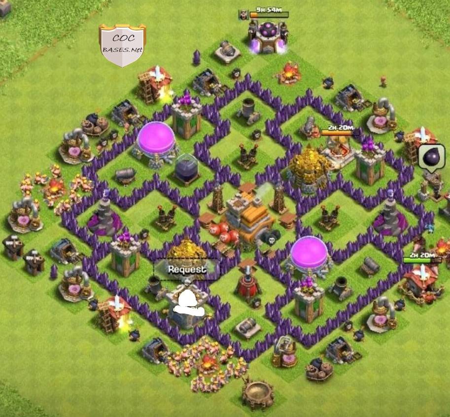 town hall 7 farming base copy link