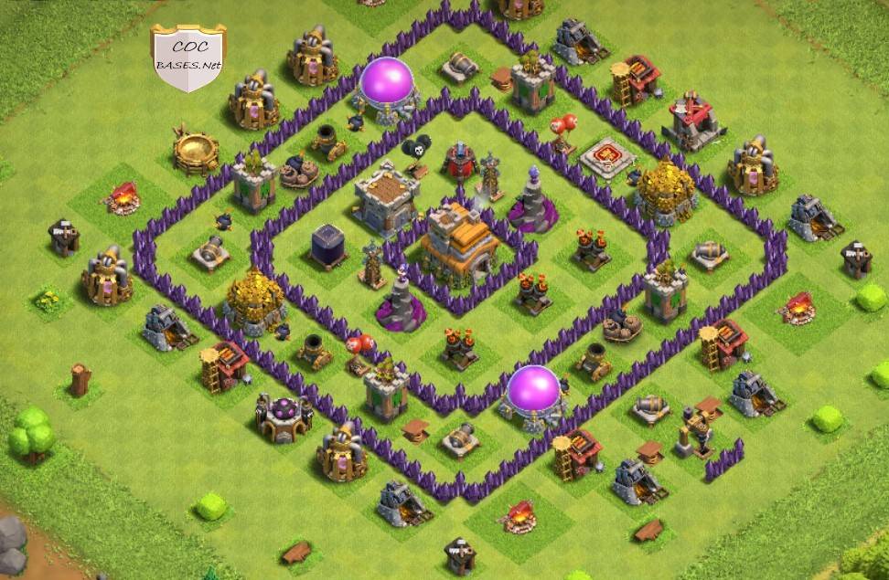 town hall 7 farming base layout link