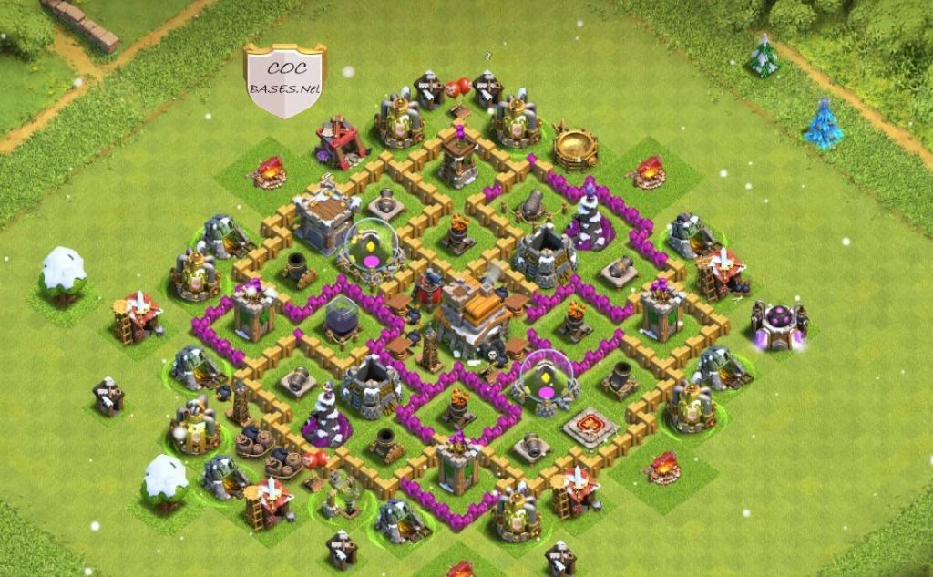 town hall 7 layout with download link war
