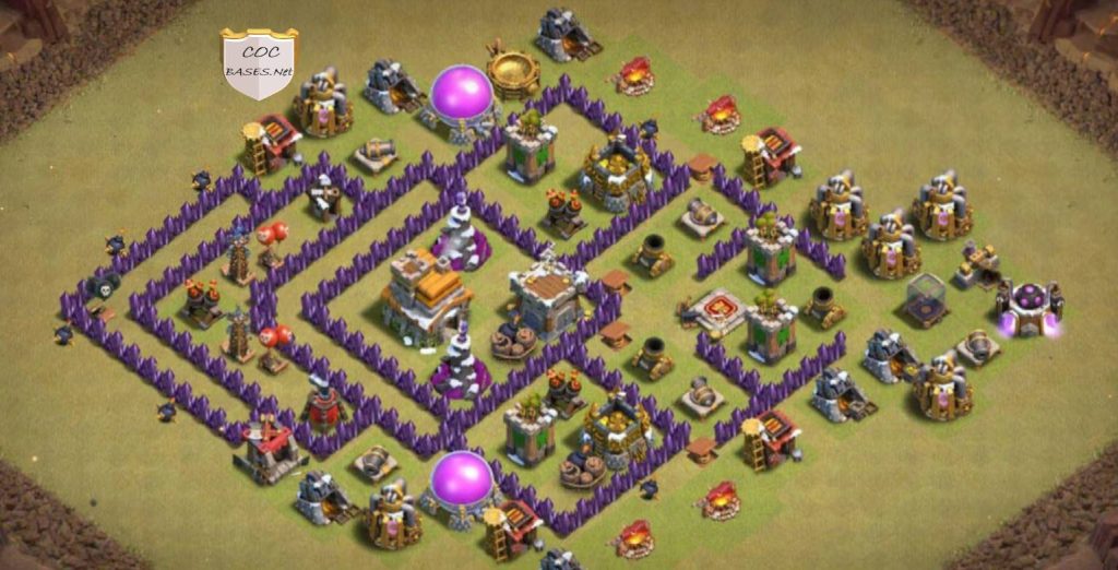 town hall 7 war layout with download link