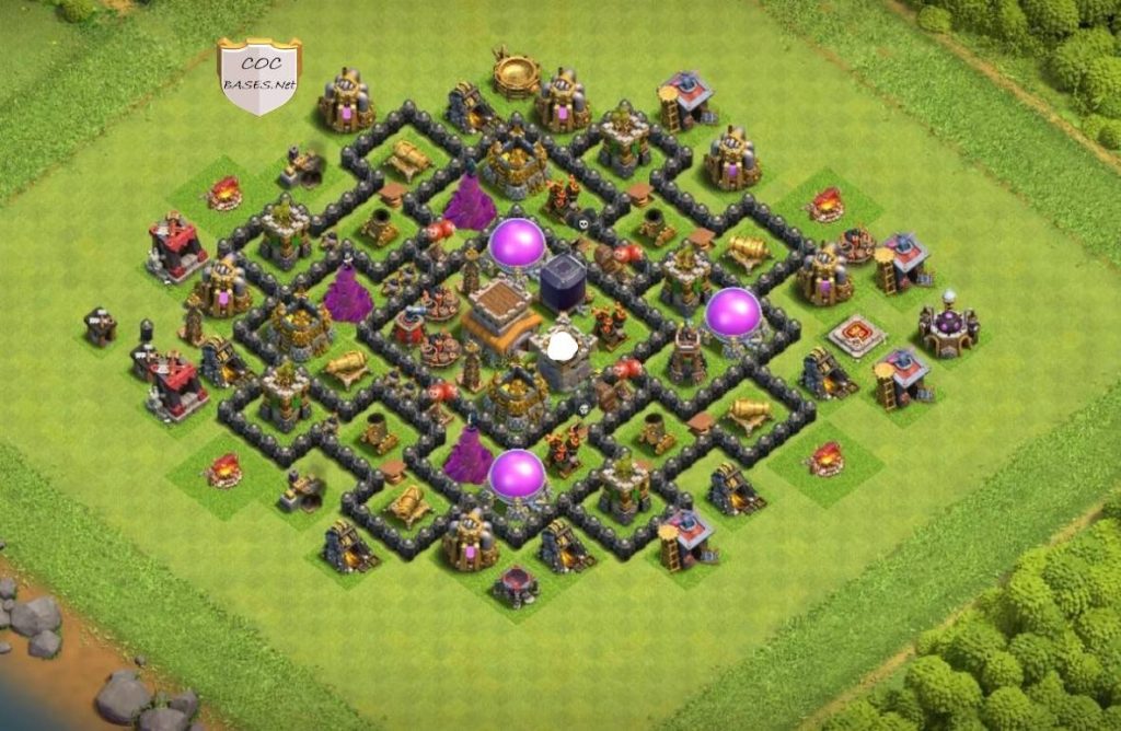 town hall 8 base anti 2 star